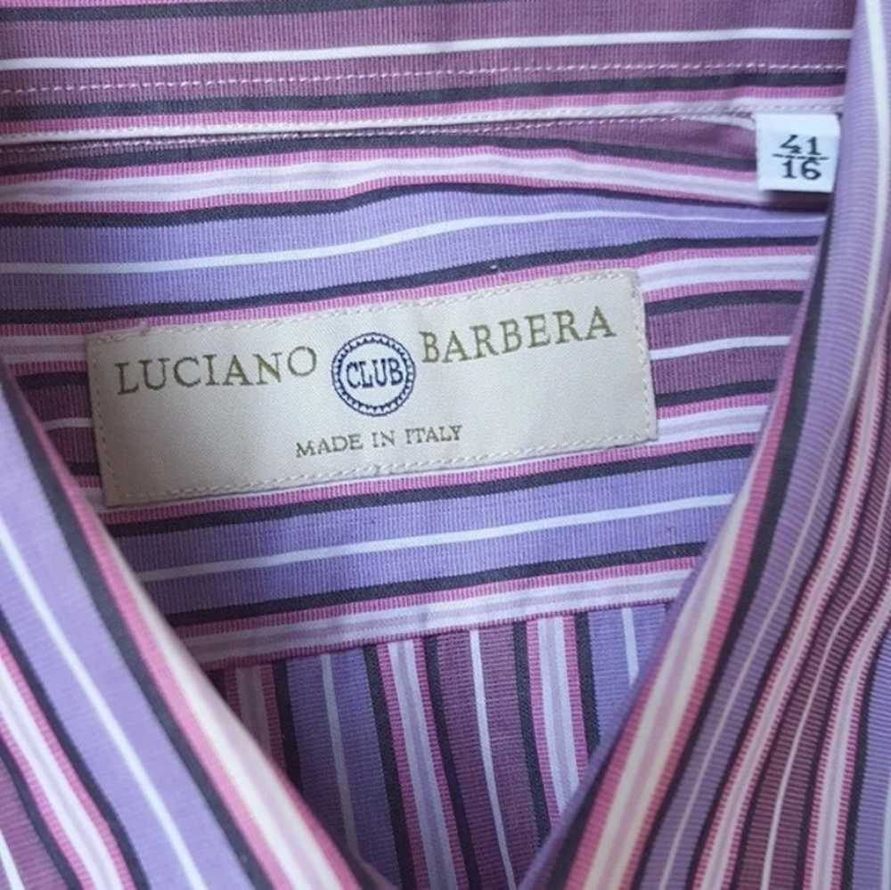 Luciano Barbera Luciano Barbera Button Down Strip… - image 3