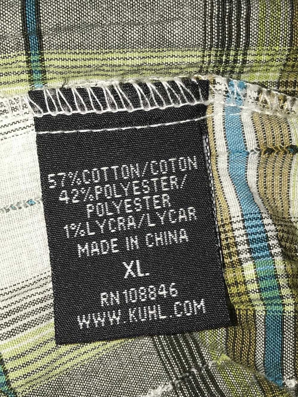 Kuhl Kuhl plaid button up short sleeve shirt - image 6