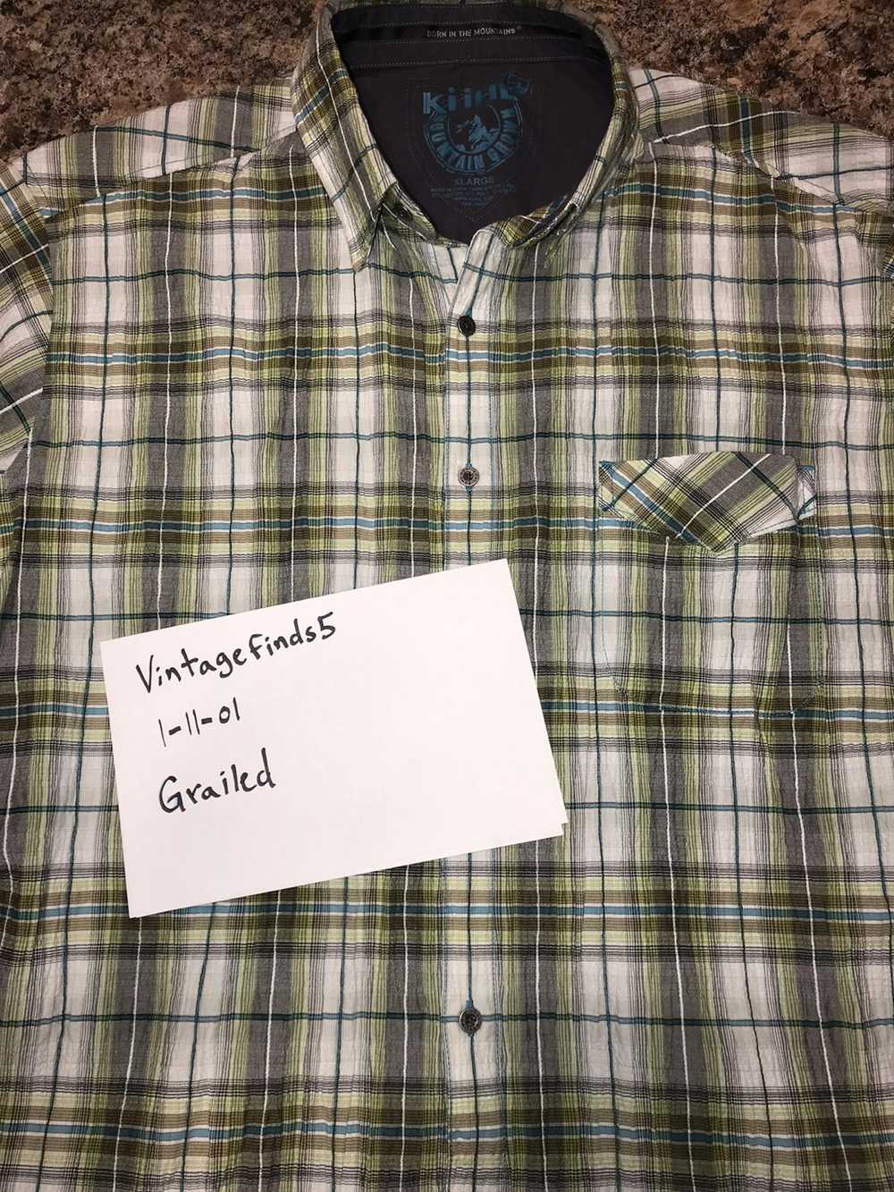 Kuhl Kuhl plaid button up short sleeve shirt - image 7