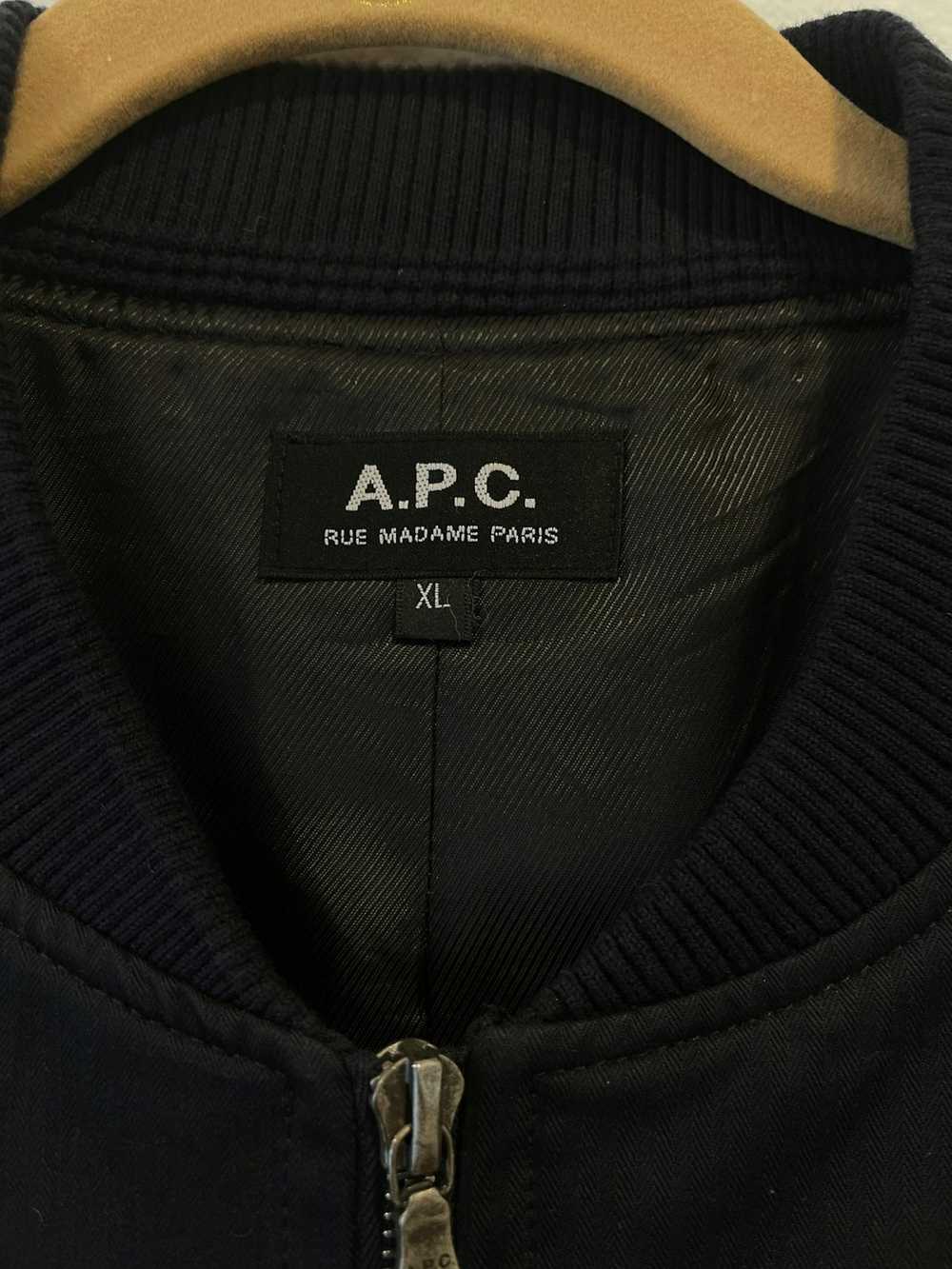 A.P.C. A.P.C. Navy Ma-1 Bomber Jacket - image 3