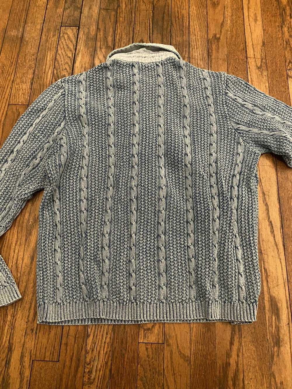 Other Cable knit indigo sweater - image 2