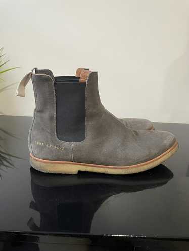 Common Projects Authentic Grey Suede Chelsea Boot… - image 1