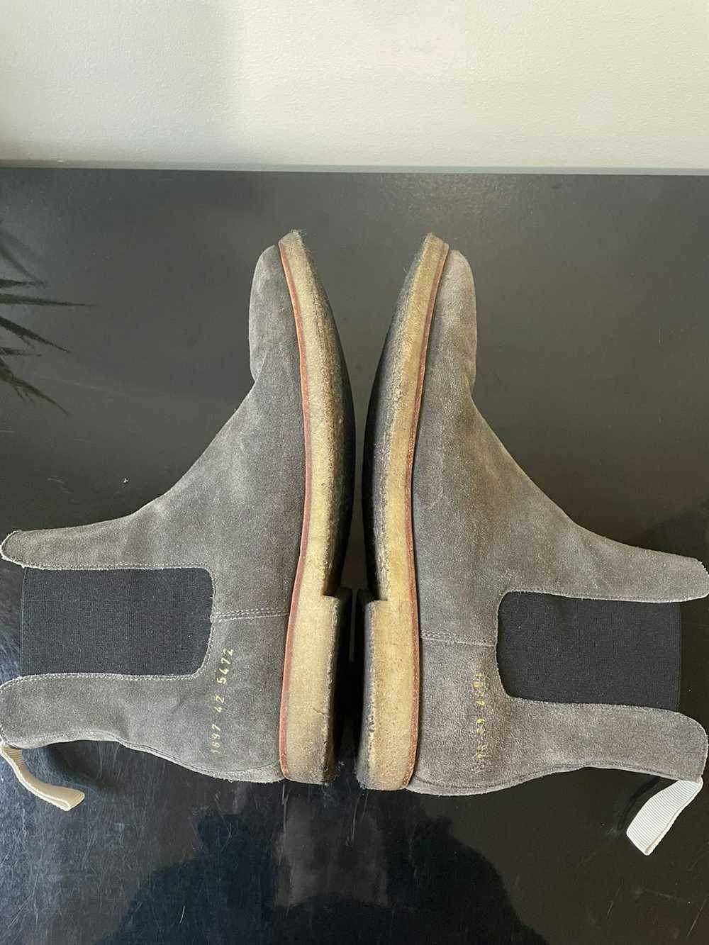 Common Projects Authentic Grey Suede Chelsea Boot… - image 2