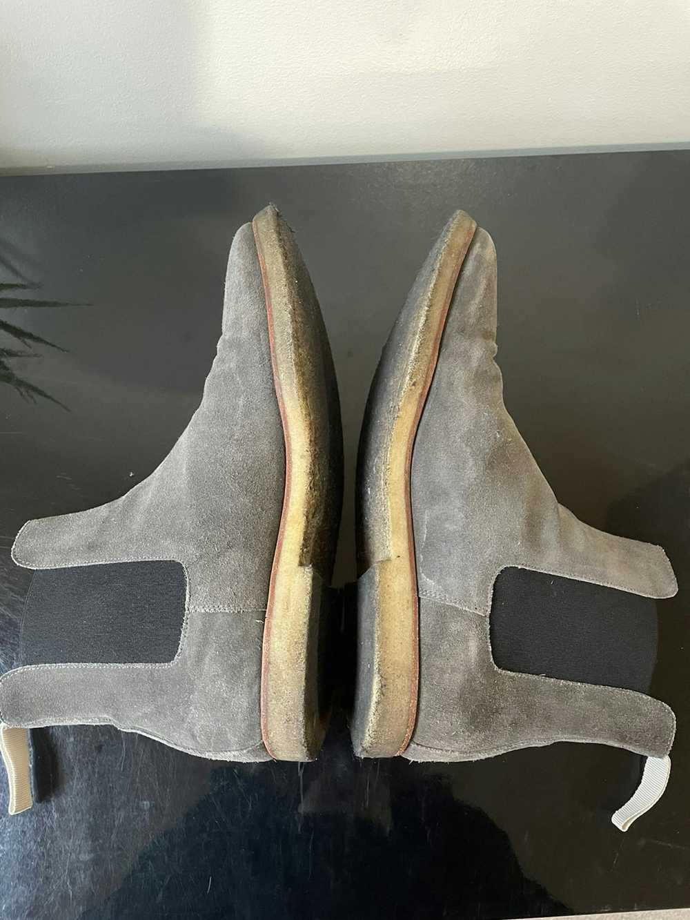 Common Projects Authentic Grey Suede Chelsea Boot… - image 4