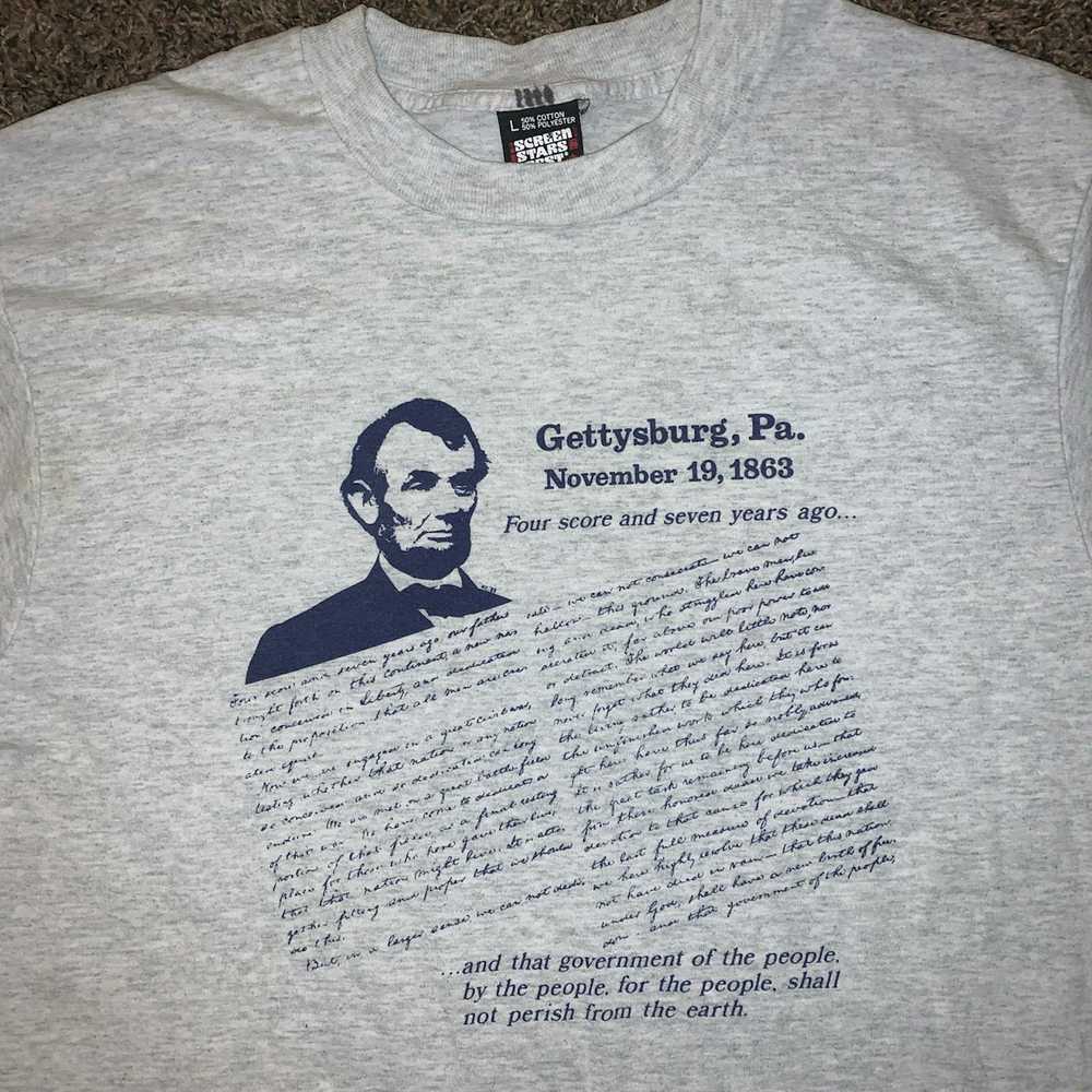 Screen Stars × Vintage Vintage Gettysburg T-shirt - image 2