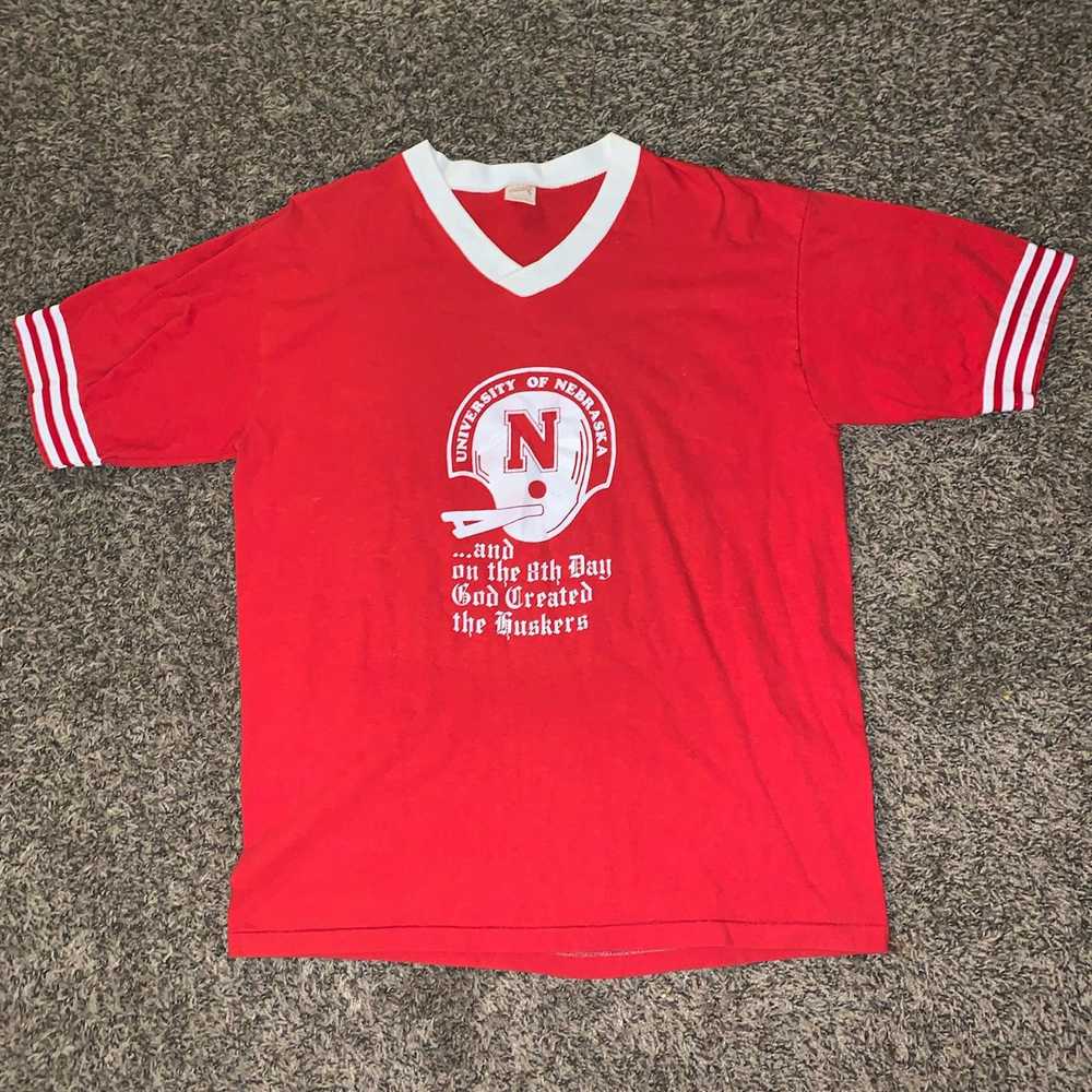 Vintage Vintage 90s Nebraska College University G… - image 1