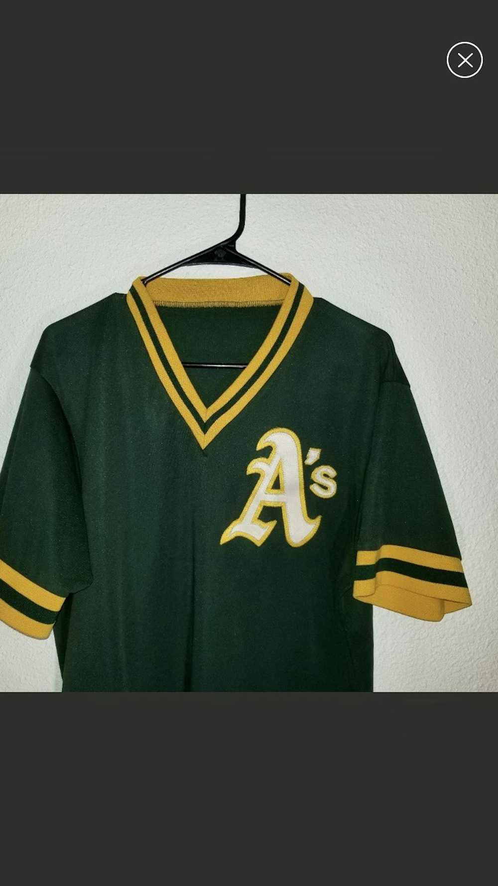 MLB Oakland A’s retro jersey style - image 2