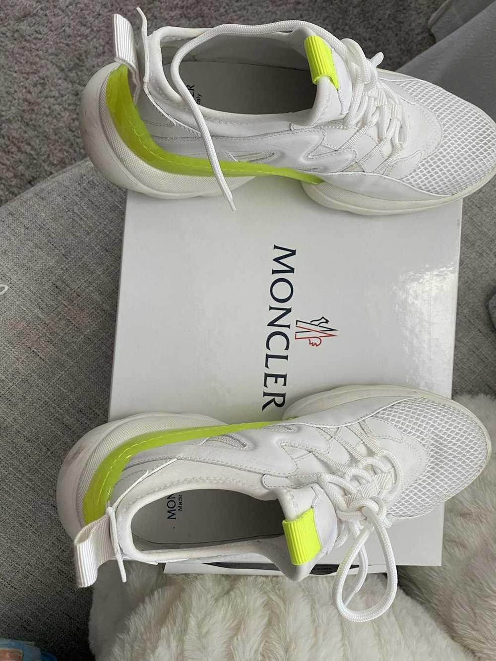 Moncler Moncler Mesh and Leather Sneakers - image 8