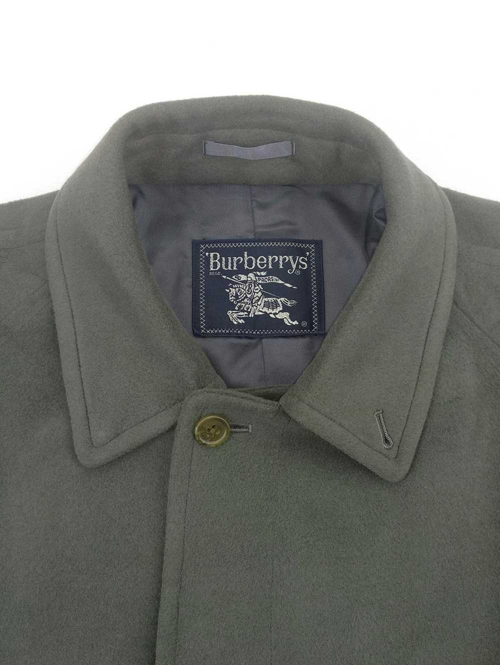 Burberry Burberry Cashmere Wool Trench Coat - image 3