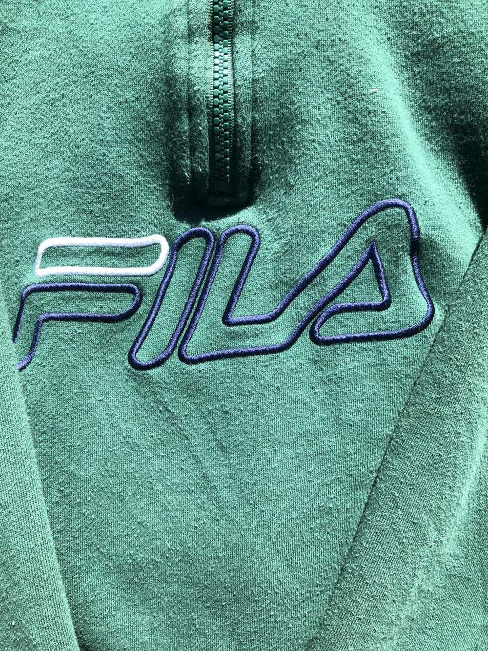 Fila Green FILA Quarter Zip Sweatshirt - image 2