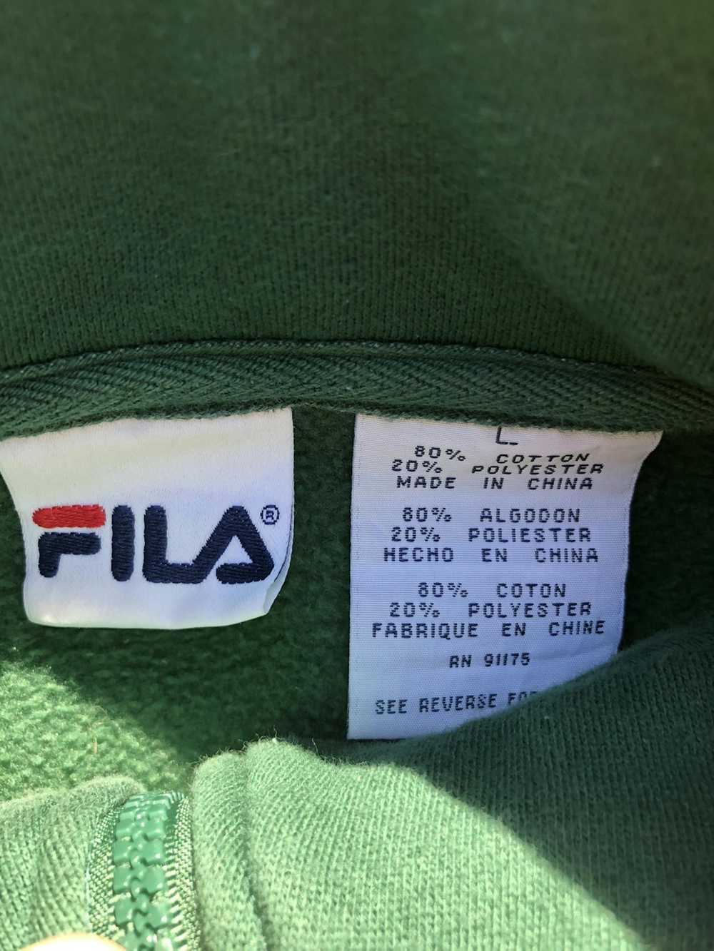 Fila Green FILA Quarter Zip Sweatshirt - image 3