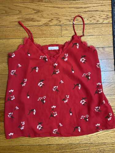 Nordstrom Socialite red top w/ flowers