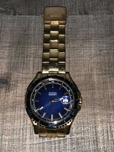 Guess Guess Rose Gold Watch w/ Blue Dial - image 1