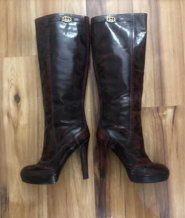 Gucci Gorgeous Authentic Gucci Patent Leather Boot