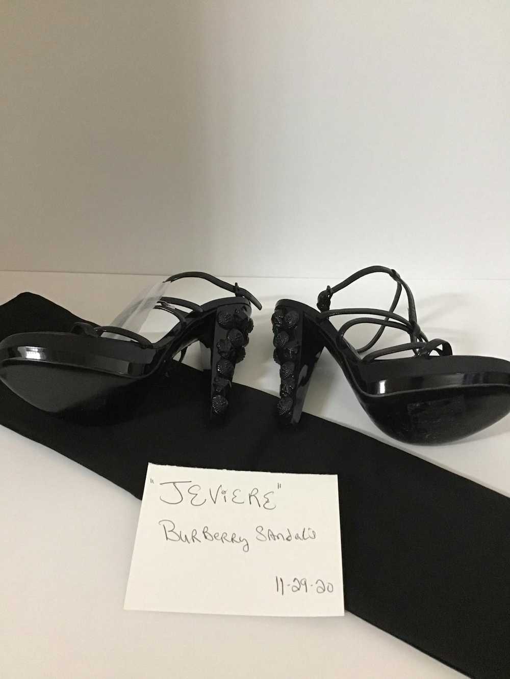 Burberry Authentic Burberry Patent Leather Sandals - image 5