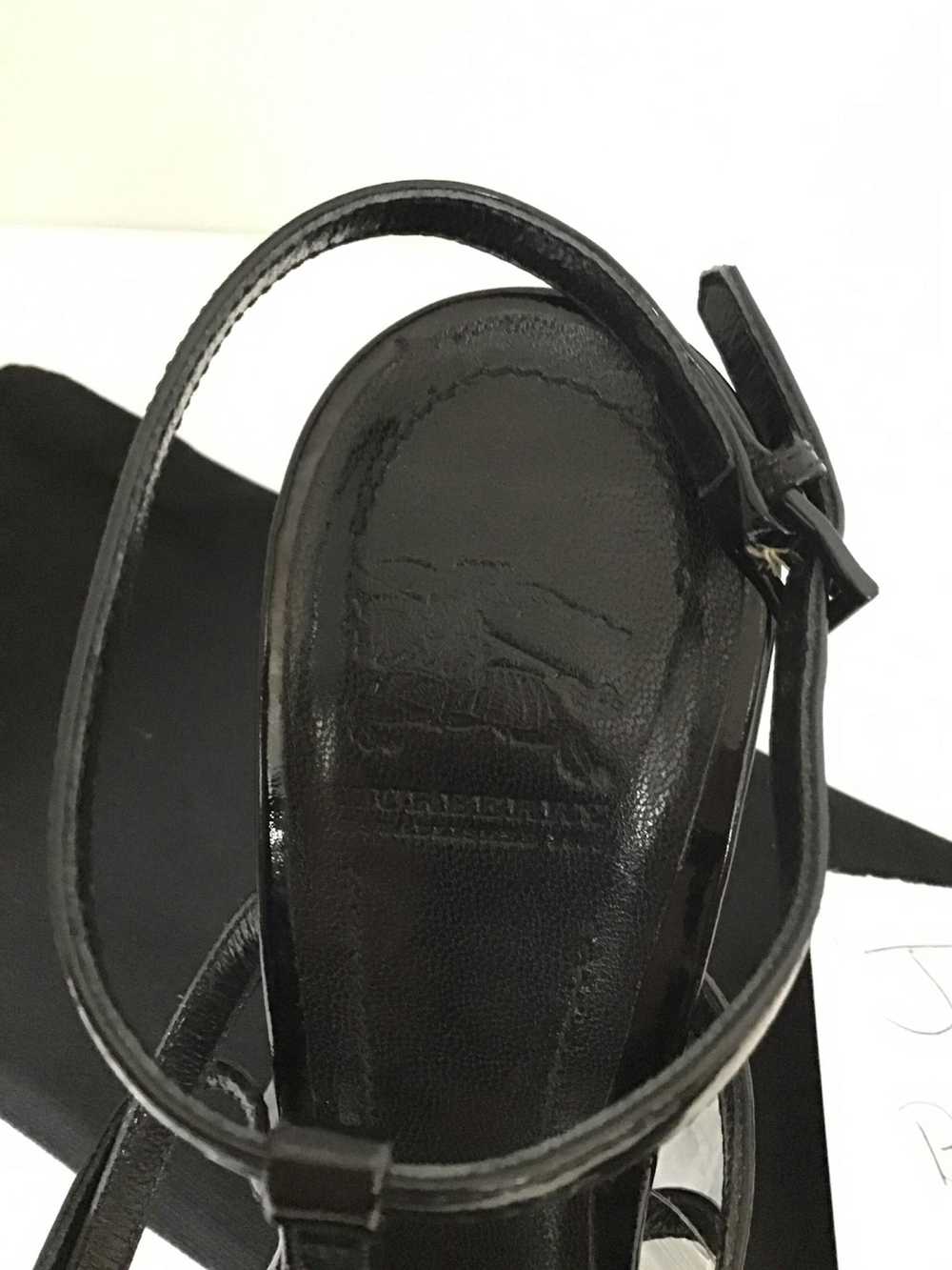 Burberry Authentic Burberry Patent Leather Sandals - image 7