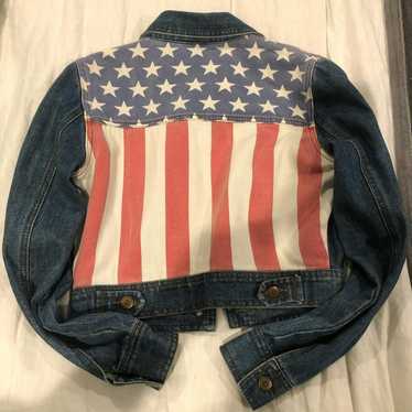 Urban Outfitters Denim AMERICAN FLAG jacket - image 1