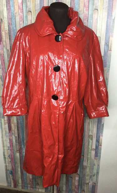 Esprit Womens Esprit red Rain Coat Jacket Size XL