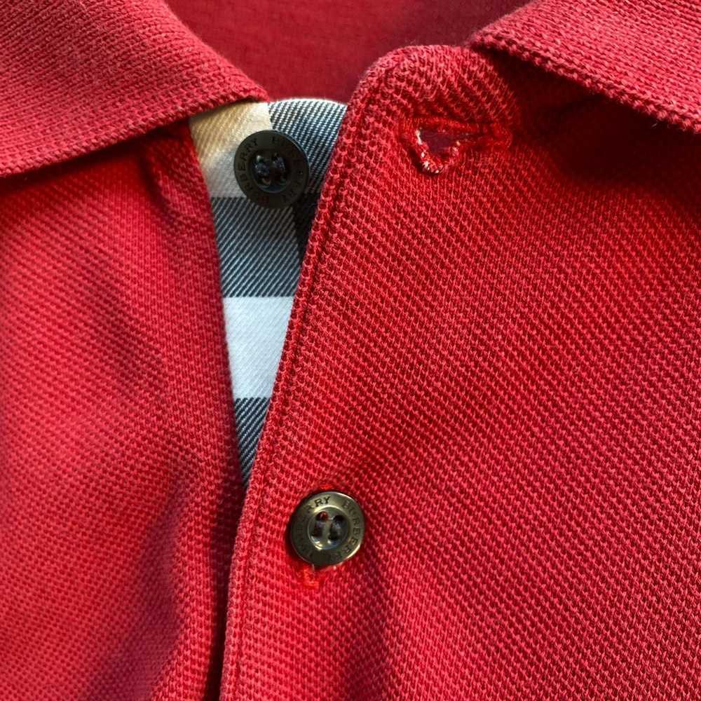 Burberry Burberry Red Polo - image 3