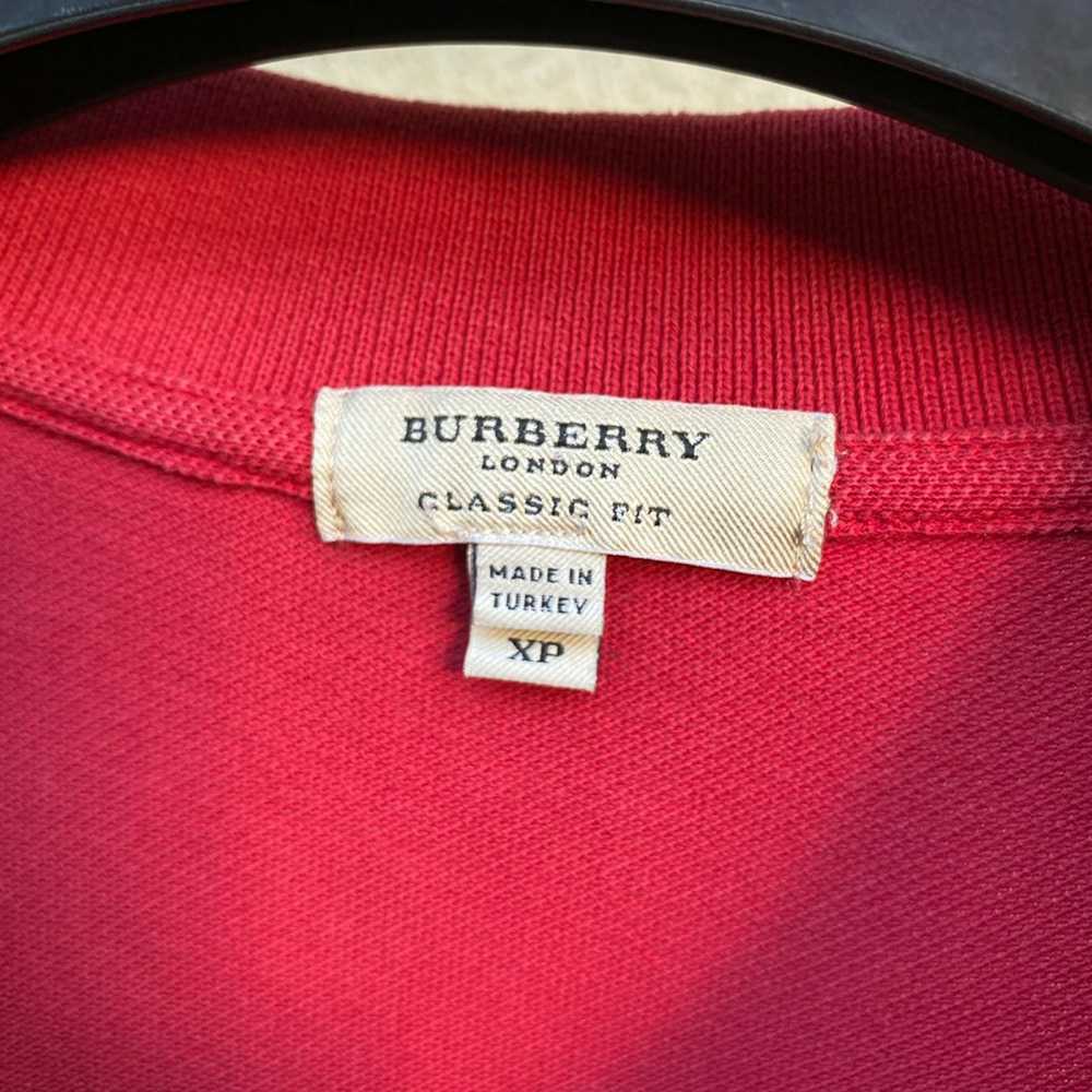 Burberry Burberry Red Polo - image 4