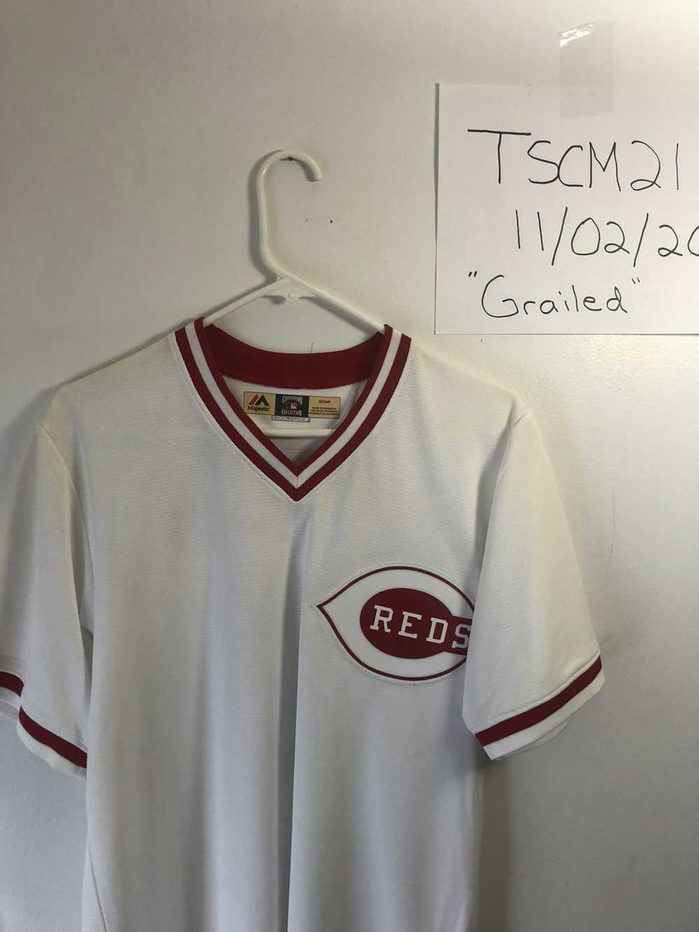 Majestic Barry Larkin Reds Jersey - image 3