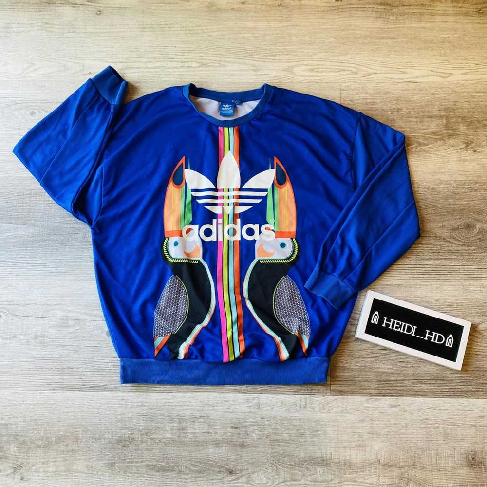 Adidas Adidas Originals Farm Toucan Print Sweatsh… - image 2