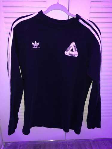 Palace / adidas shop l/s t-shirt black