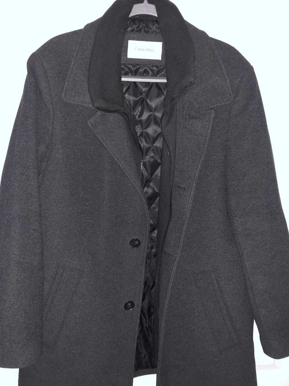 Calvin Klein Black men Calvin Klein pea coat - image 1