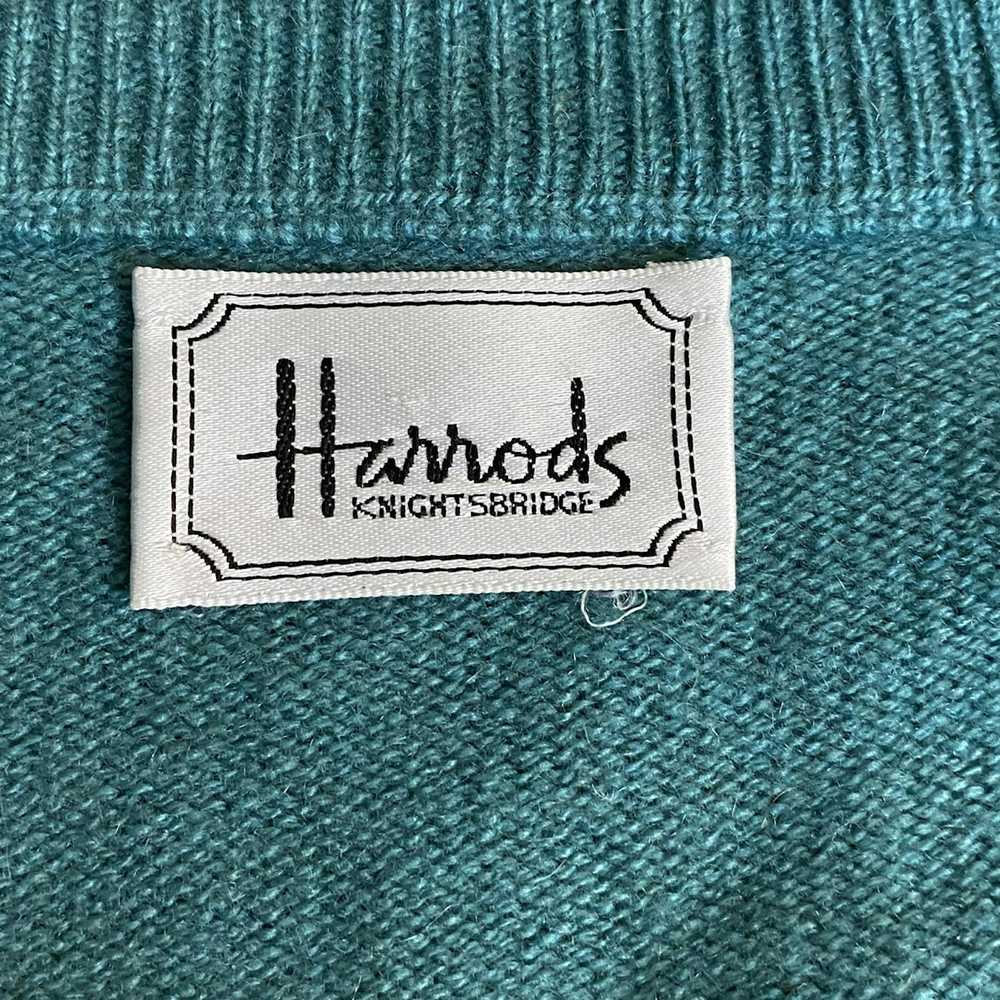 Harrods Harrods Knightsbridge Cashmere V-neck Swe… - image 4