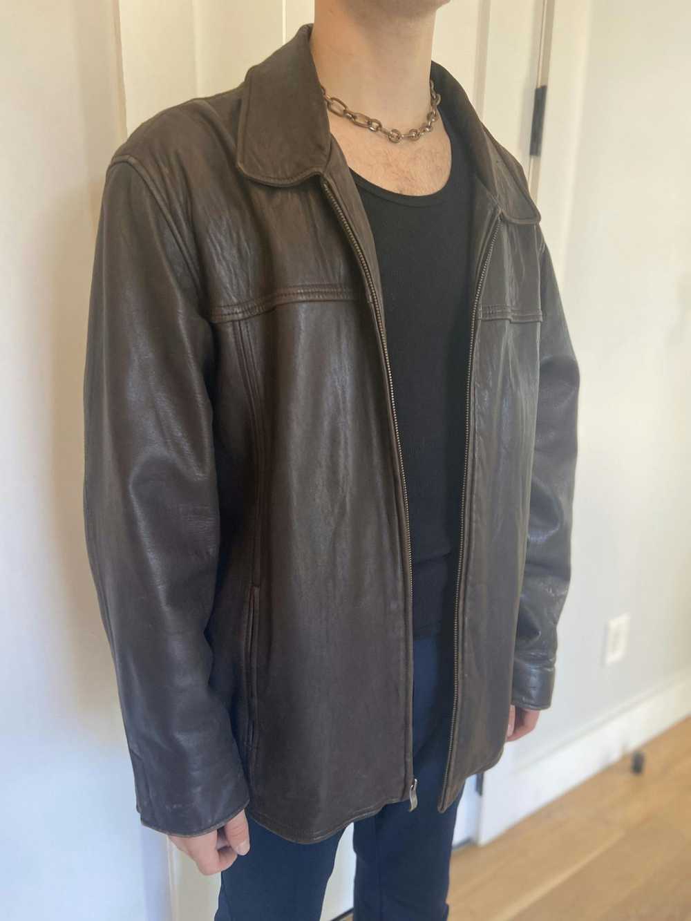 Vintage Brown vintage leather jacket - image 2