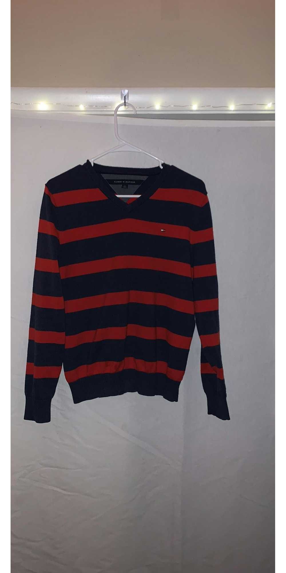 Tommy Hilfiger Tommy Hilfiger Red and blue stripe… - image 1