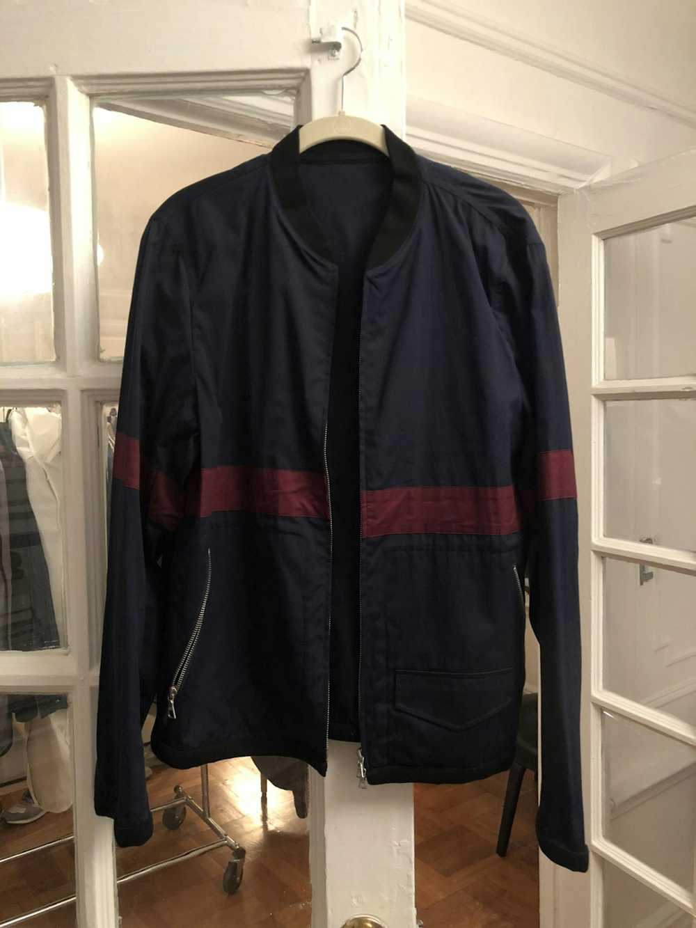 Dries Van Noten Dries Van Noten Navy Bomber Jacket - image 1