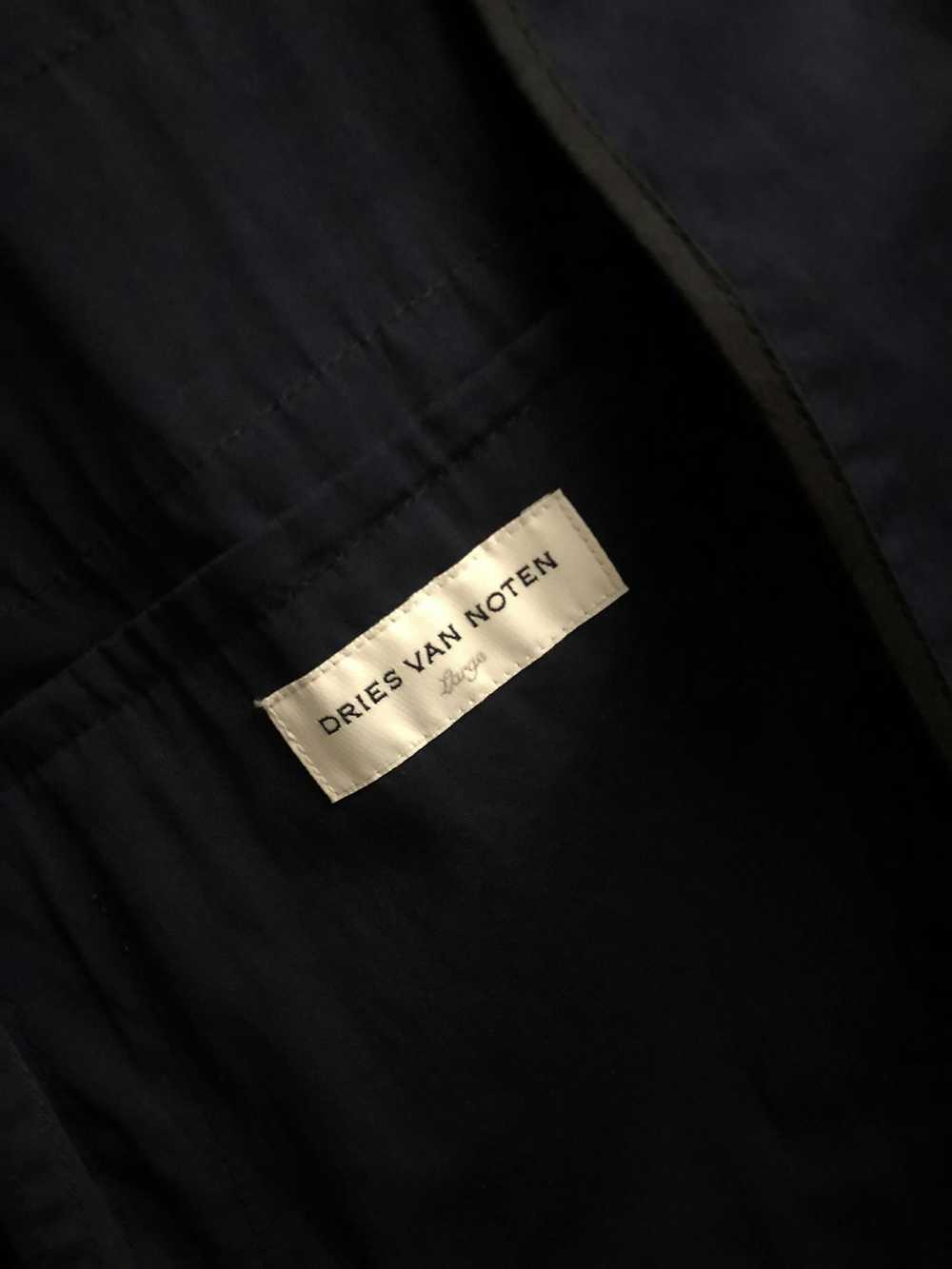 Dries Van Noten Dries Van Noten Navy Bomber Jacket - image 3