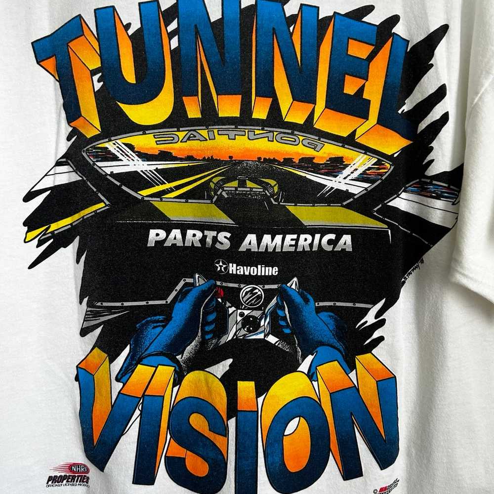 Vintage 90s NHRA Winston Drag Racing Tunnel Visio… - image 8