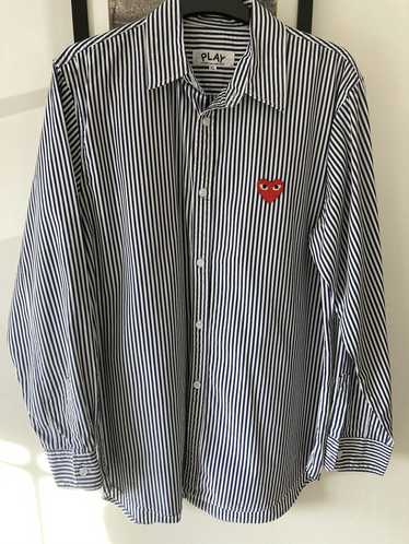 CDG CDG CDG Cdg blue striped shirt - image 1