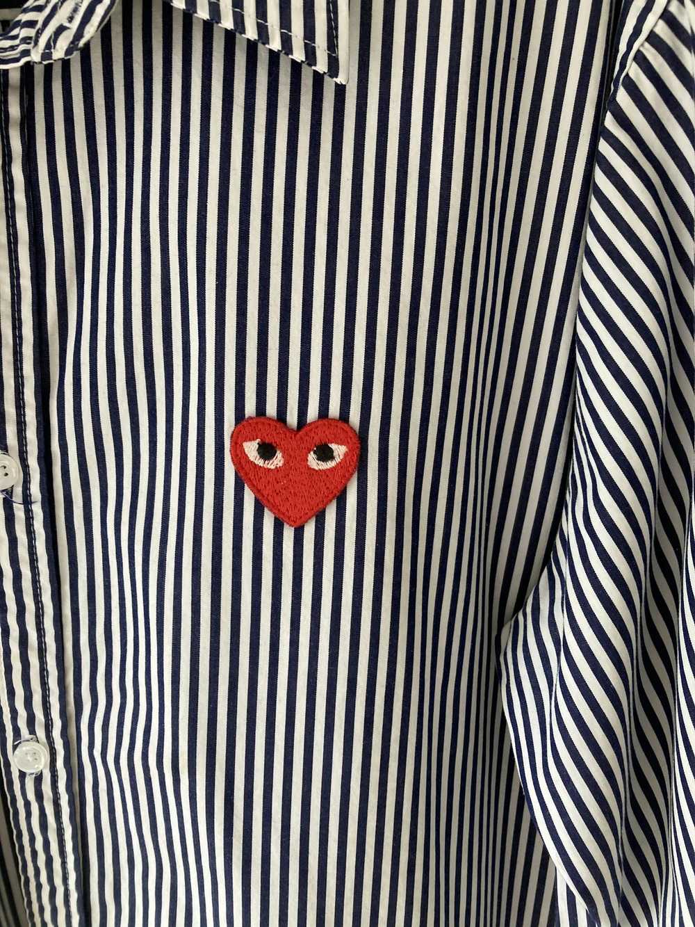 CDG CDG CDG Cdg blue striped shirt - image 2