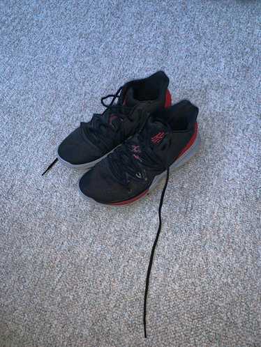 Nike custom kyrie 5 red and black