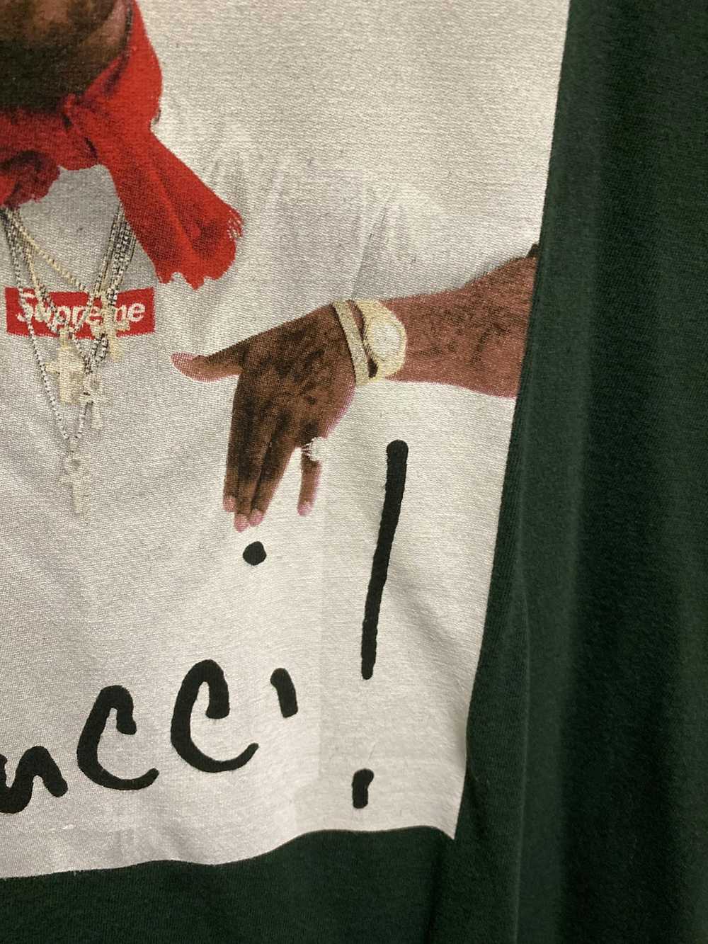 Supreme FW16 Supreme Gucci Mane Tee Dark Green Si… - image 6