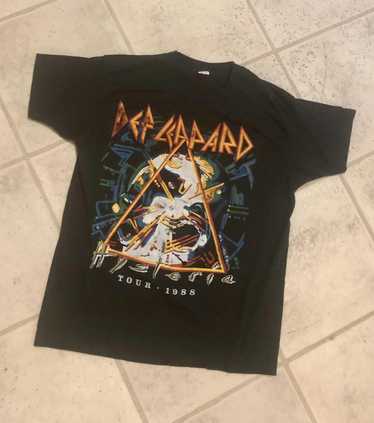 Band Tees × Def Leppard × Vintage Vintage 1988 Def