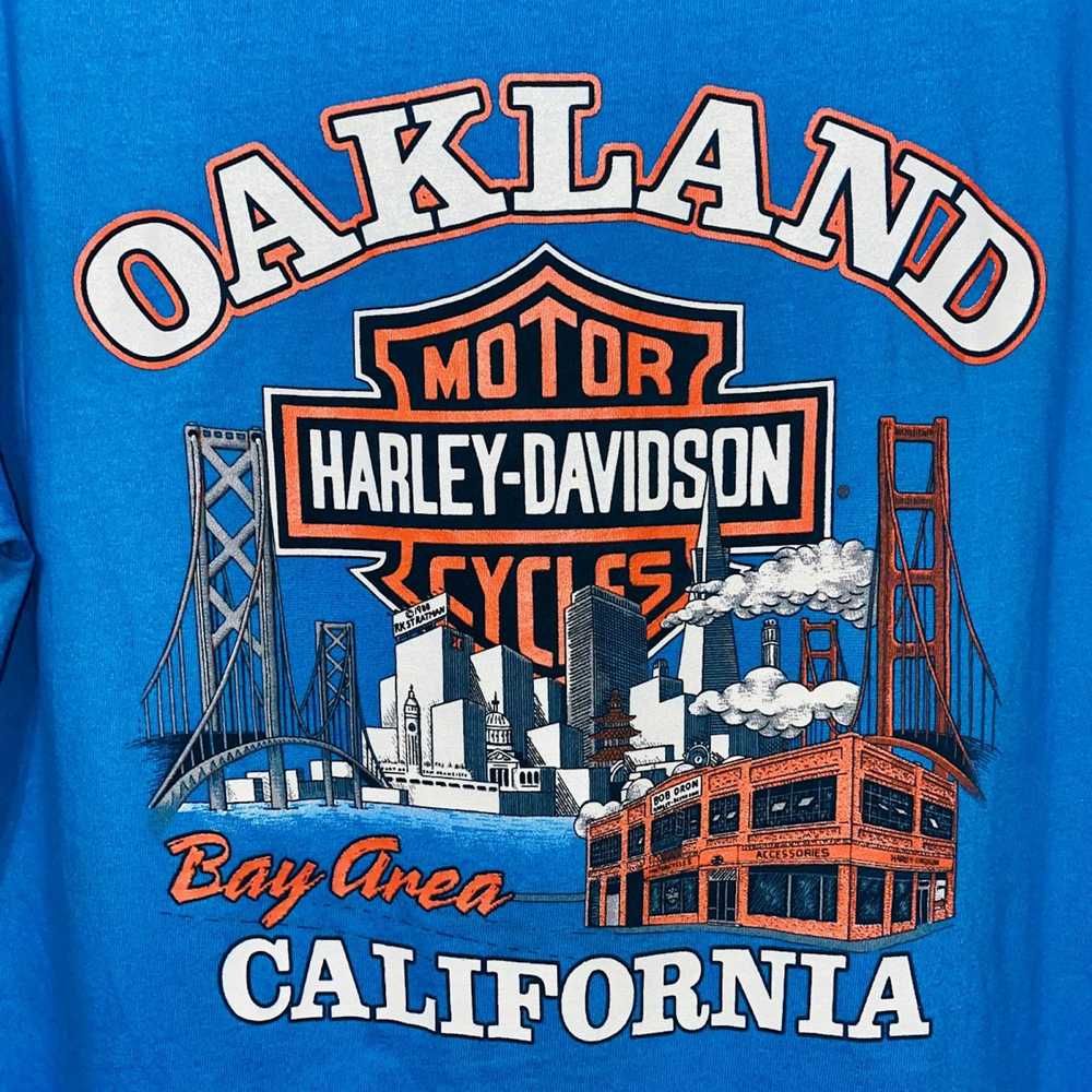 Vintage Vintage 1991 Oakland California Harley Da… - image 5