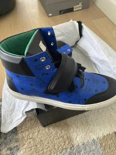 MCM MCM High Top 2 Tone Sneaker