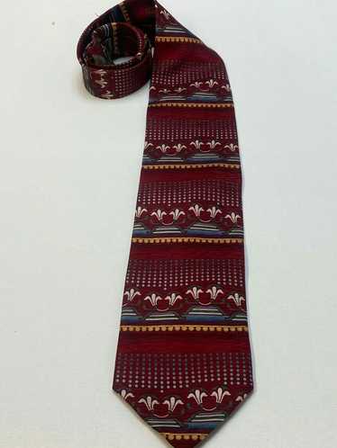 Other Tesoro Rosso uomo mada neck tie Tie red yell