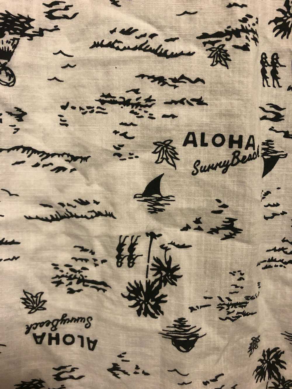Hawaiian Shirt Black and White Aloha Hawiian shirt - image 3