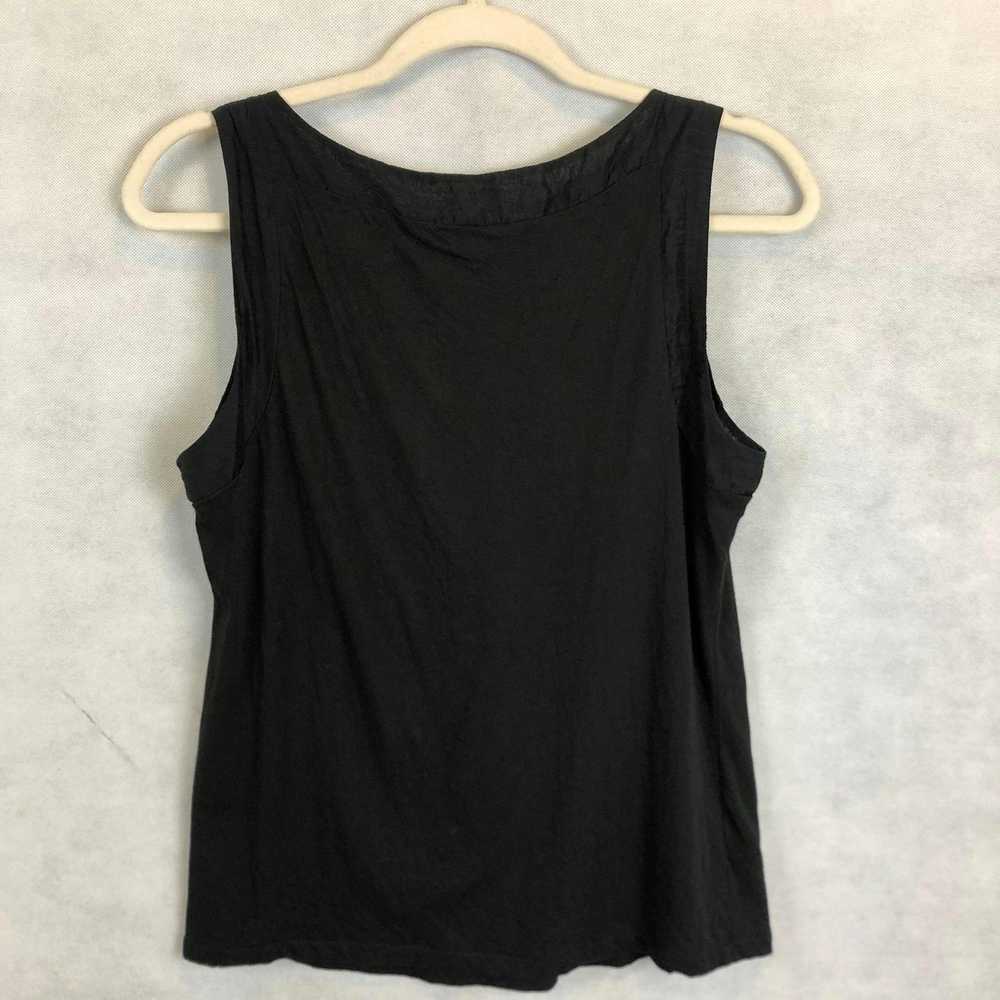 Ann Taylor Ann Taylor Est.1954 Black Sheer Trim T… - image 5