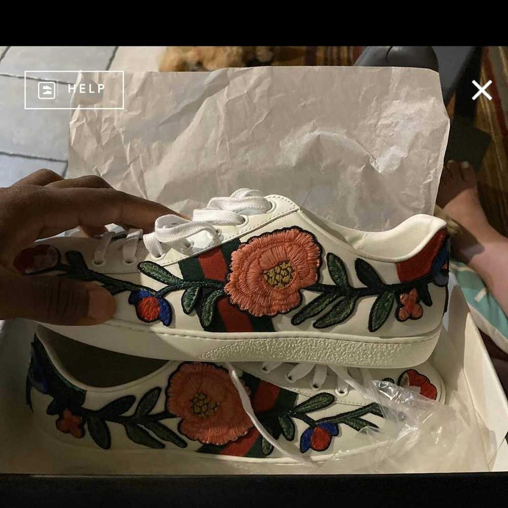 Gucci Gucci wmns Ace Embroidered floral - image 4