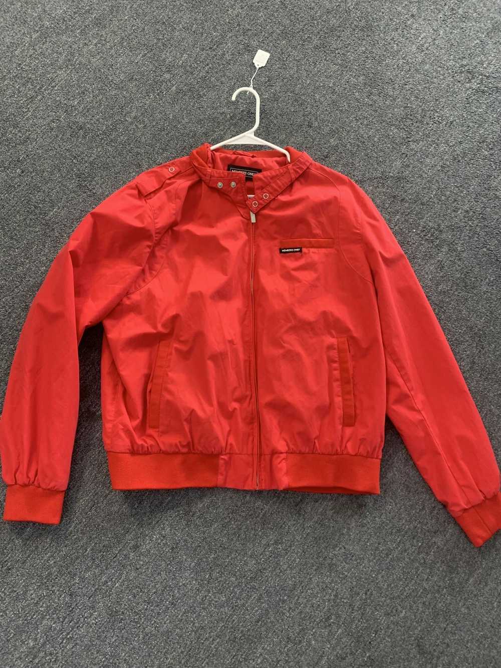 Members Only Vintage Members Only Jacket Red Cafe… - image 1