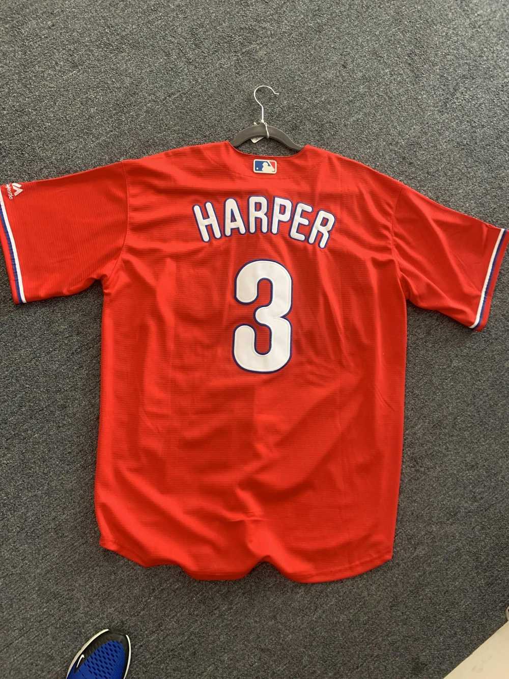 MLB × Majestic Phillies Harper Jersey - image 4