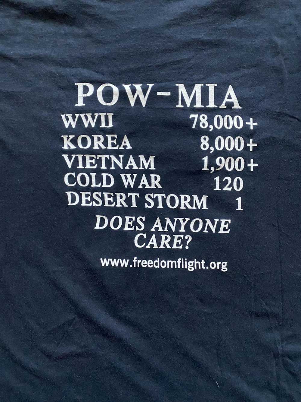 Vintage Vintage POW MIA shirt from 2002 - image 4