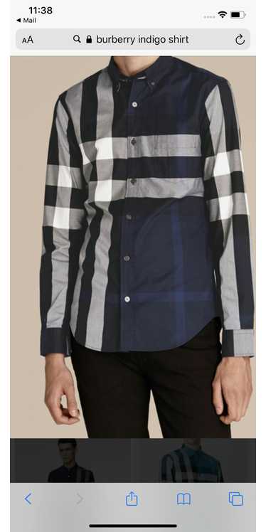 Burberry Burberry Check Cotton Flannel Shirt