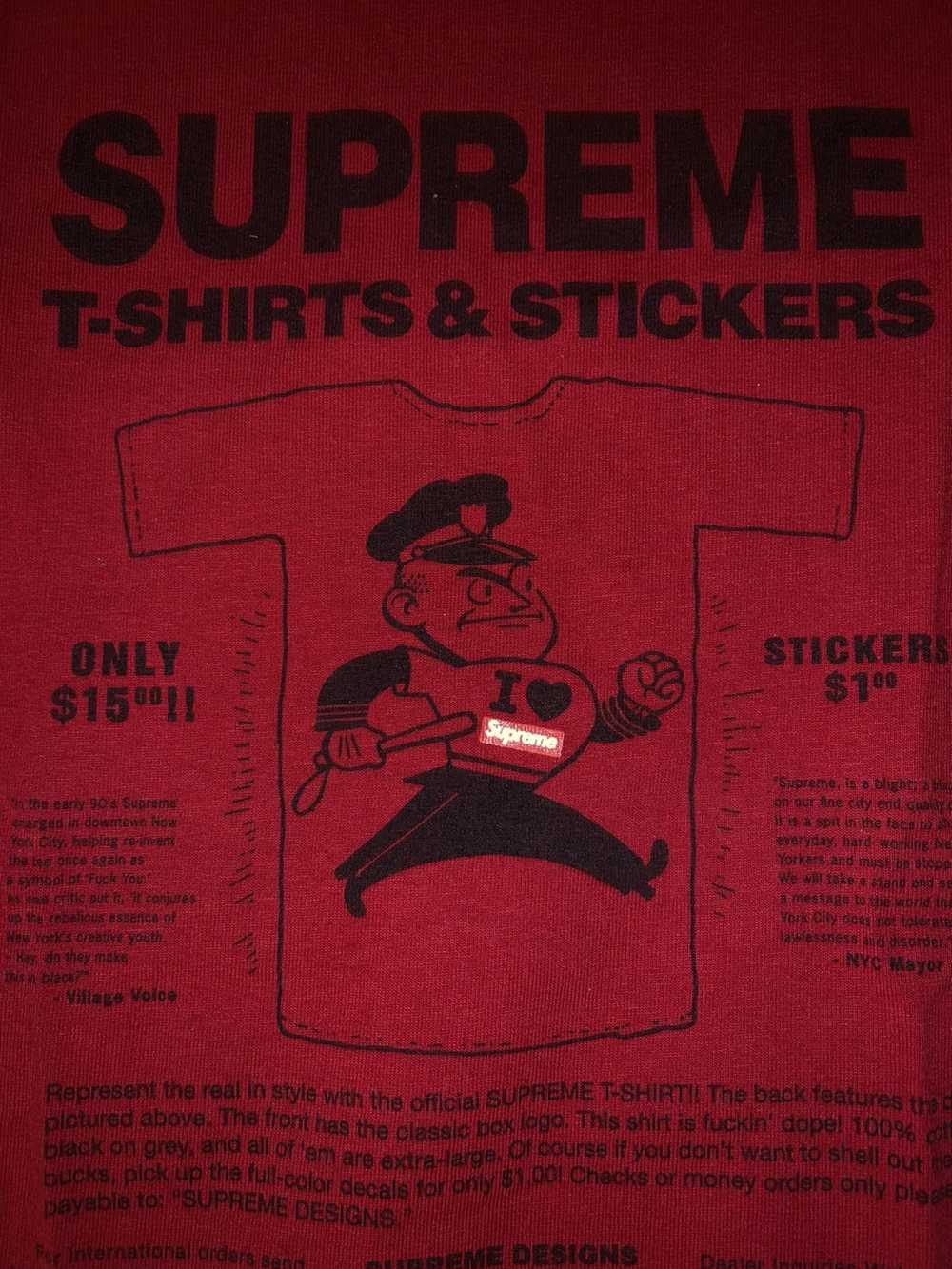 Supreme Supreme T-Shirt 2003 (“Tshirts & Stickers… - image 6